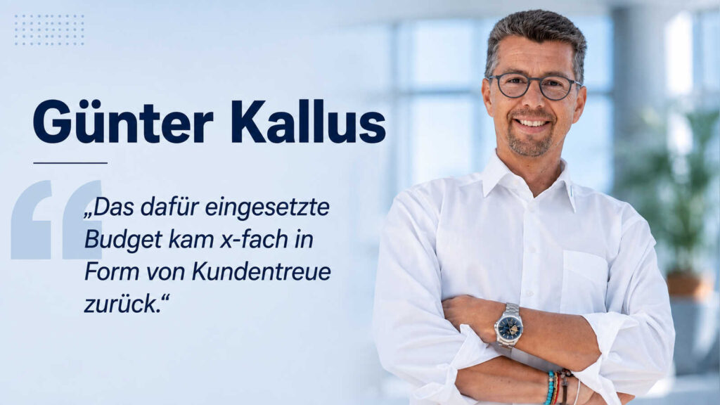 Günter Kallus über Qualität im Unternehmen und was beim Kunden ankommt